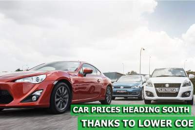 Decreasing COE premiums might result in reduction of car prices and premiums