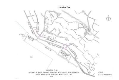 LTA has announced road widening works along the West Coast