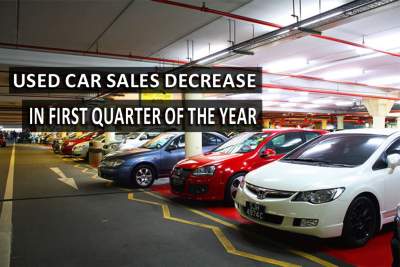 Sales of used cars drop 9.5 percent for the first three months