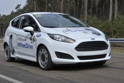 Ford and Schaeffler demonstrate Fiesta-based eWheelDrive research car