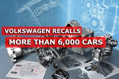 6,000 VW cars fitted with DSG gearbox to be recalled from tomorrow