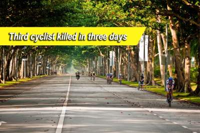 Third cyclist killed on the road within a week
