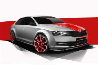 Skoda teases Rapid Sport concept before Worthersee
