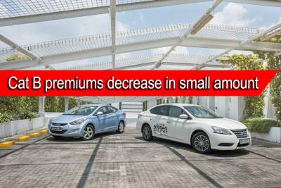 Category B COE premiums continues to drop, all others rise in small amounts