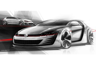 VW releases design sketches for concept GTI to be unveiled in Worthersee
