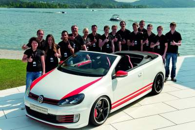 Volkswagen unveils hot Golf Cabrio in Austria