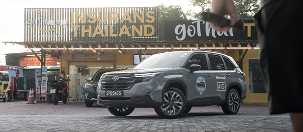 SINGAPORE TO HAT YAI IN THE FORESTER