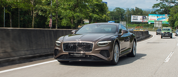 THE CONTI GT IS A LUXURIOUS DRIVER'S CAR