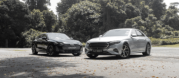 AUDI A6 VS MERCEDES-BENZ E-CLASS