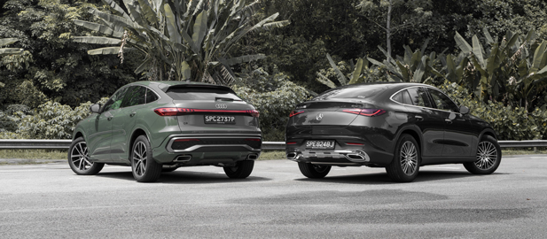 GLC COUPE FACES OFF AGAINST Q5 SPORTBACK