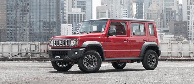 SUZUKI JIMNY 5-DOOR: UNIQUE CHARACTER