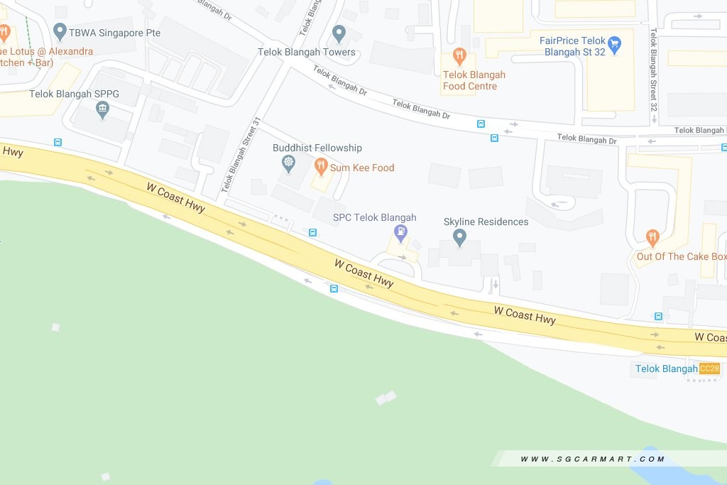 West Coast Highway Map