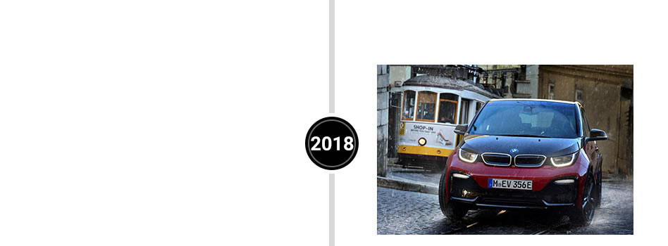 Maroon Electric Car
