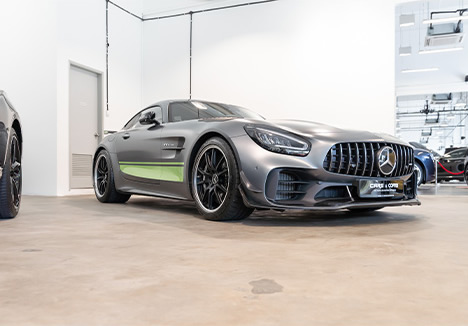 metallic car