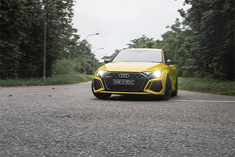Car on road