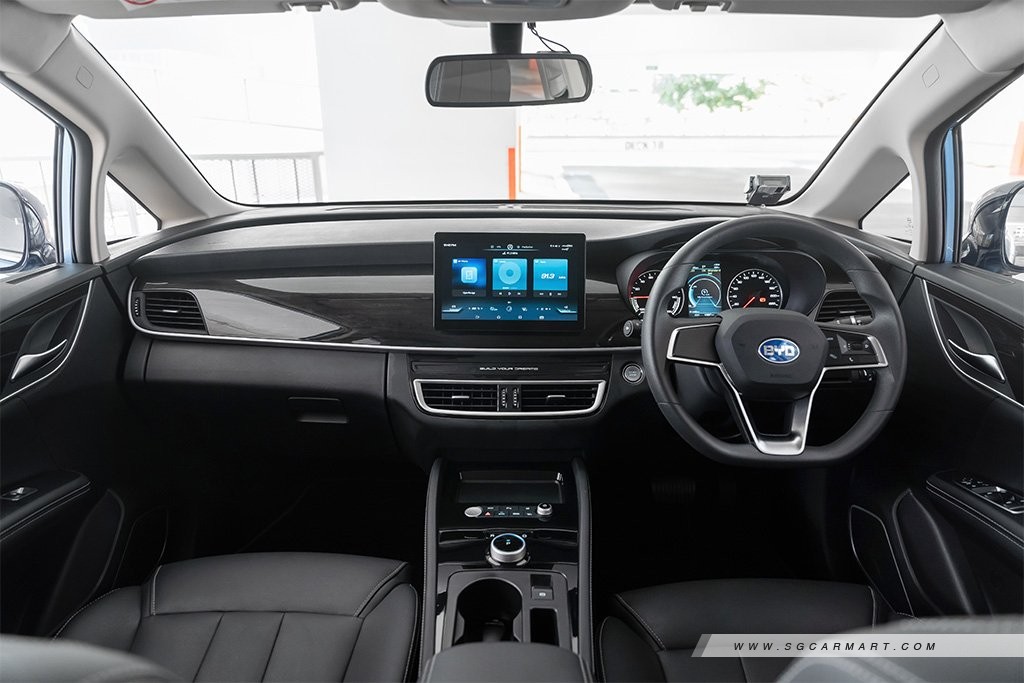 Inside car view