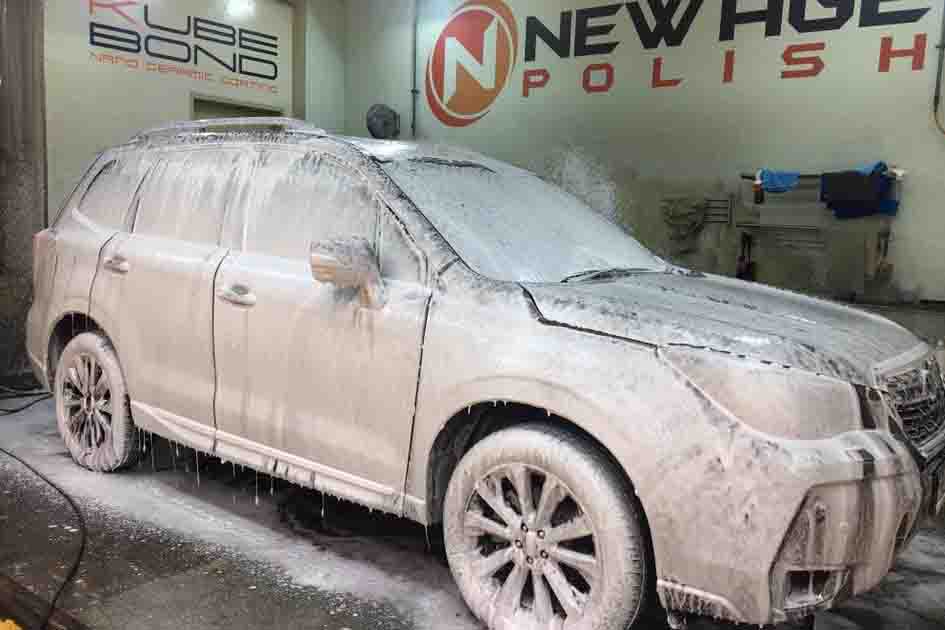 New Age Polish Car Wash With Hydrophobic Quick Coat