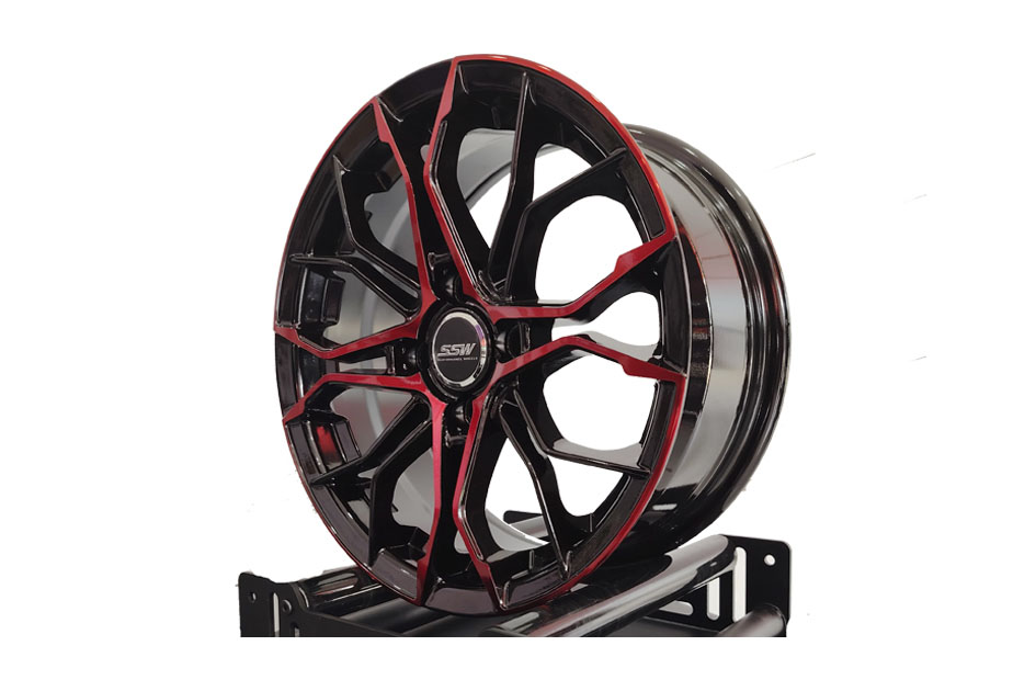 SSW 390 Black + Red Rim Rims | Shop on Sgcarmart