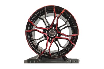 SSW 390 Black + Red Rim