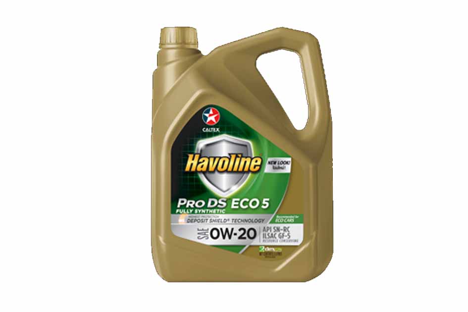 Caltex Havoline ProDS Fully Synthetic ECO 5 SAE 0W-20 Vehicle Servicing Package