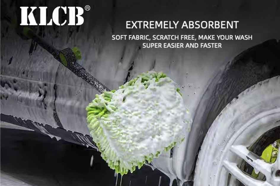 KLCB Oversized Car Wash Microfiber Chenille Mop