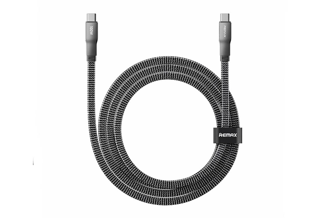 Remax 100W Pisces Series Zinc Alloy Type C to C Data Charging Cable