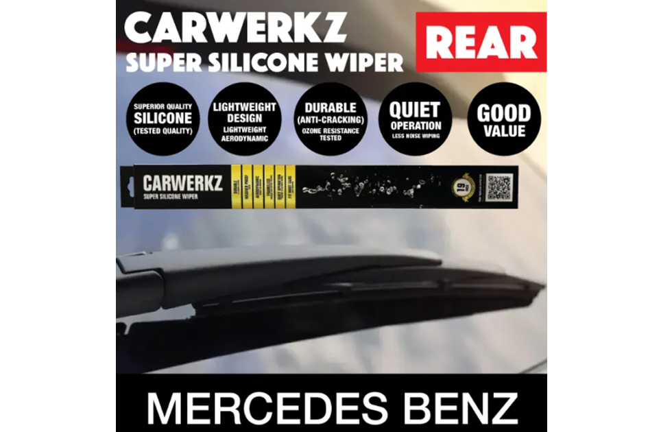CarWerkz Super Silicone Mercedes-Benz Rear Wiper (2pcs)