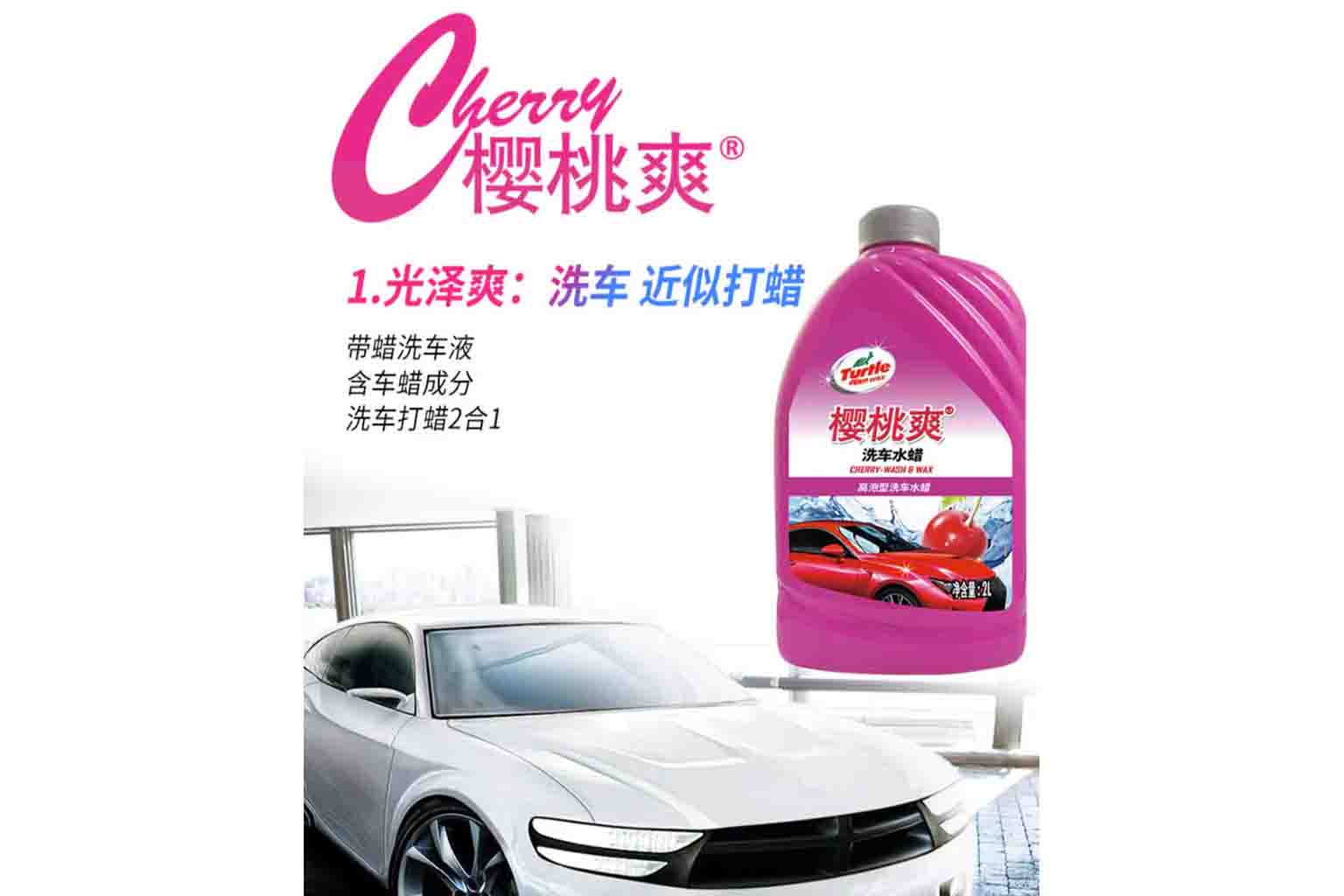SKIT SG Turtle Cherry 2 In 1 Car Wash & Wax Shampoo