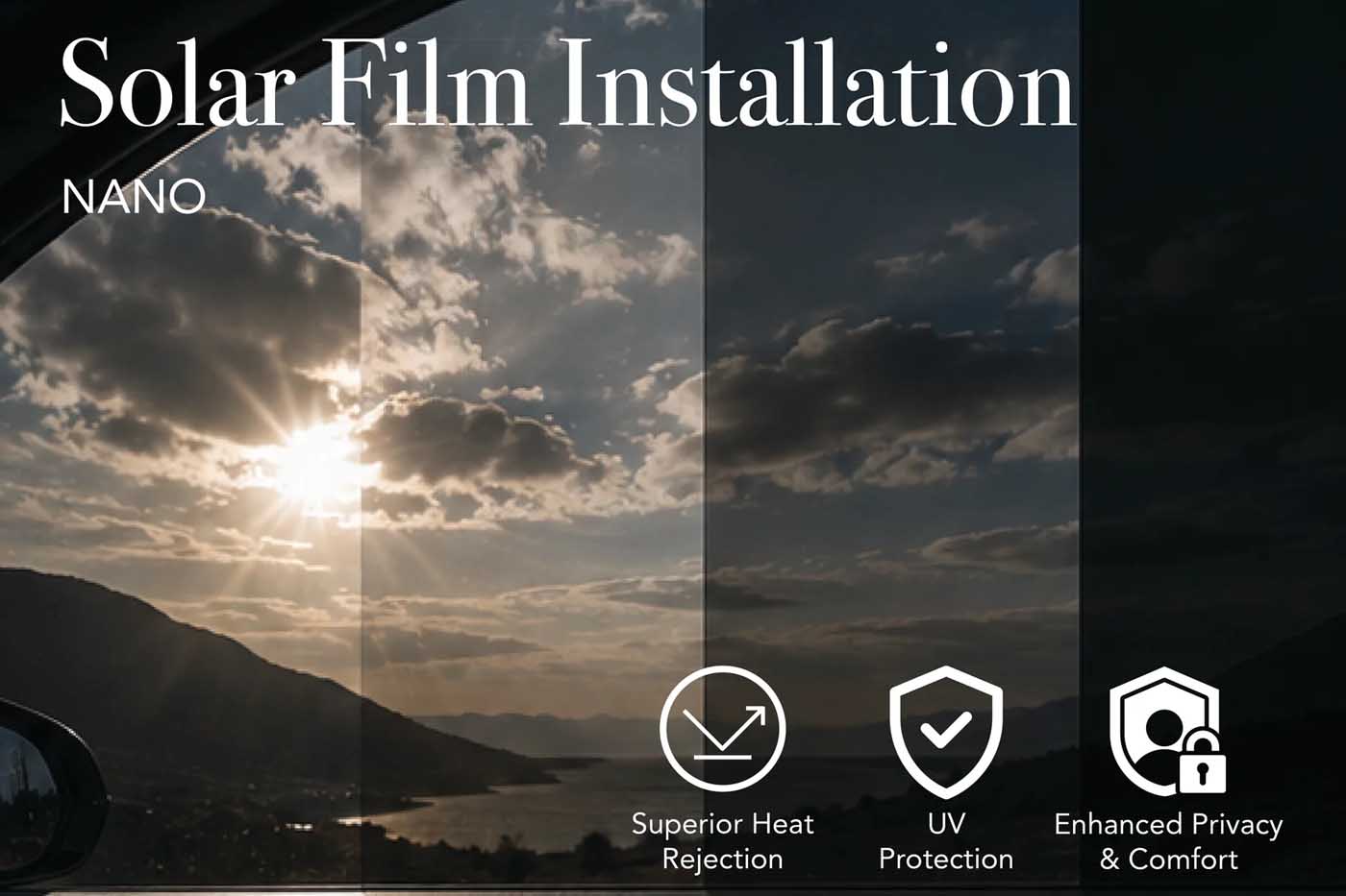 VYNEX AUTOMOTIVE | INSTALLATION & REMOVAL INCLUDED | UP TO 99% UV & IR PROTECTION | ULTIMATE PACKAGE