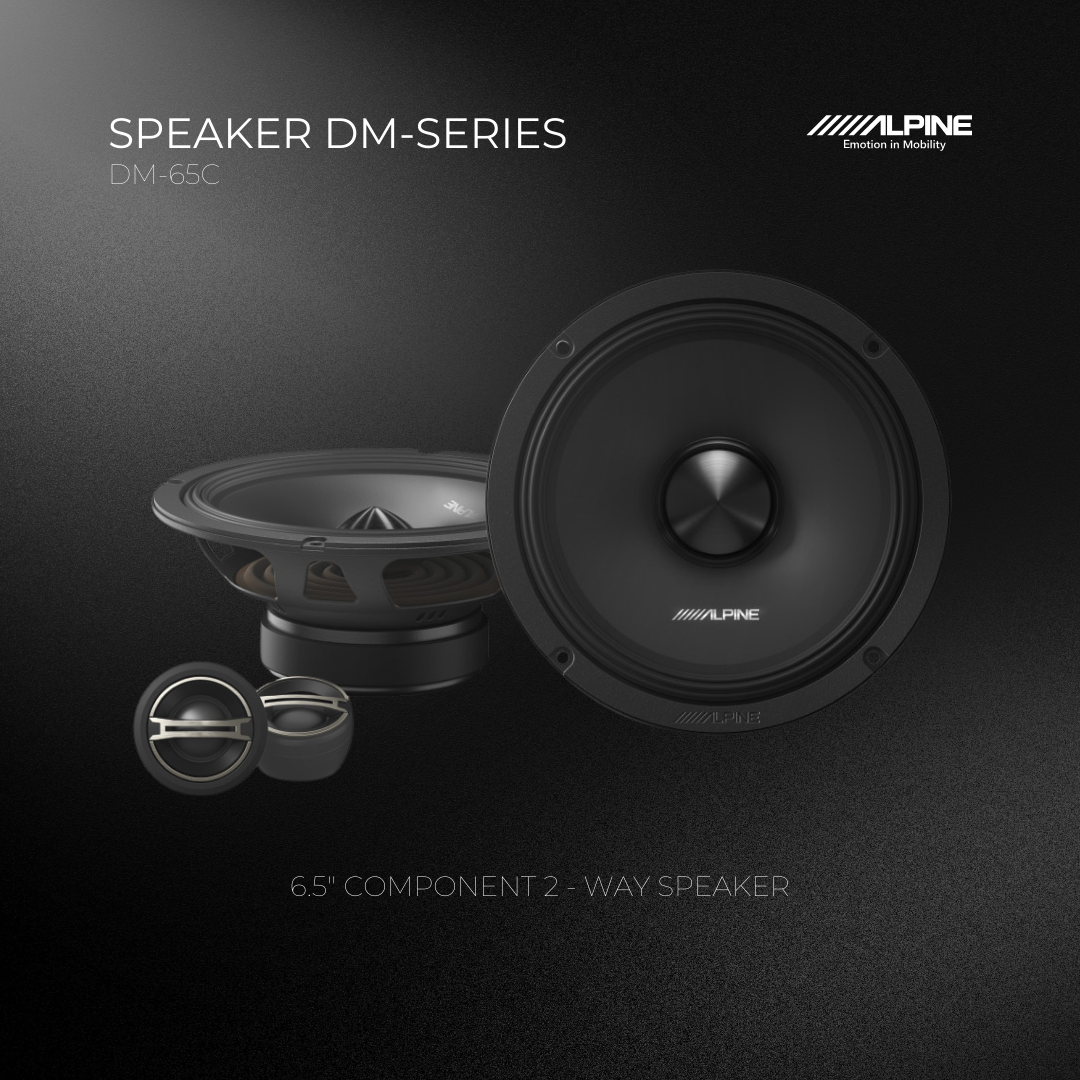 Alpine DM-65C Component Speakers