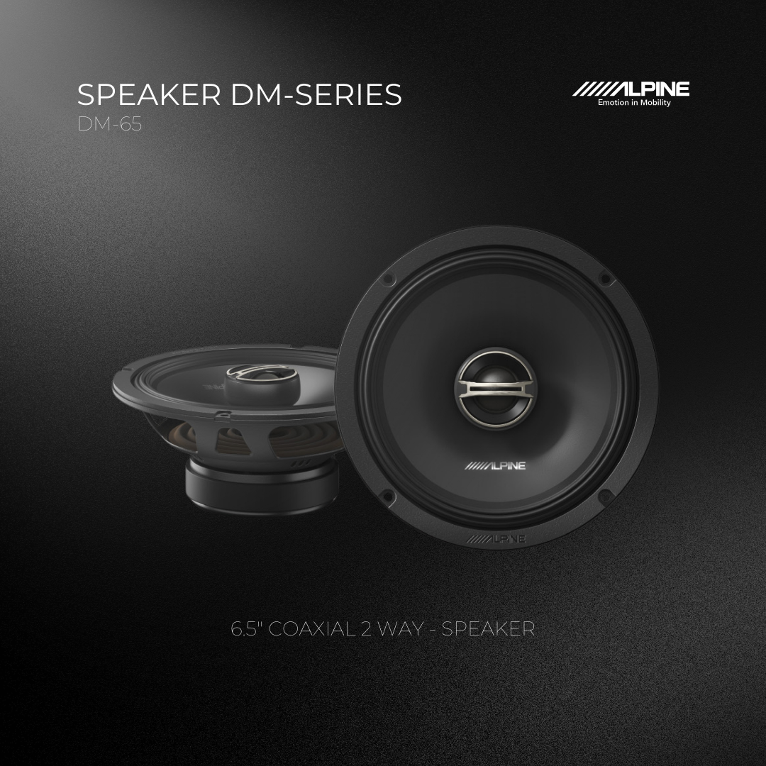 Alpine DM-65 Coaxial Speakers