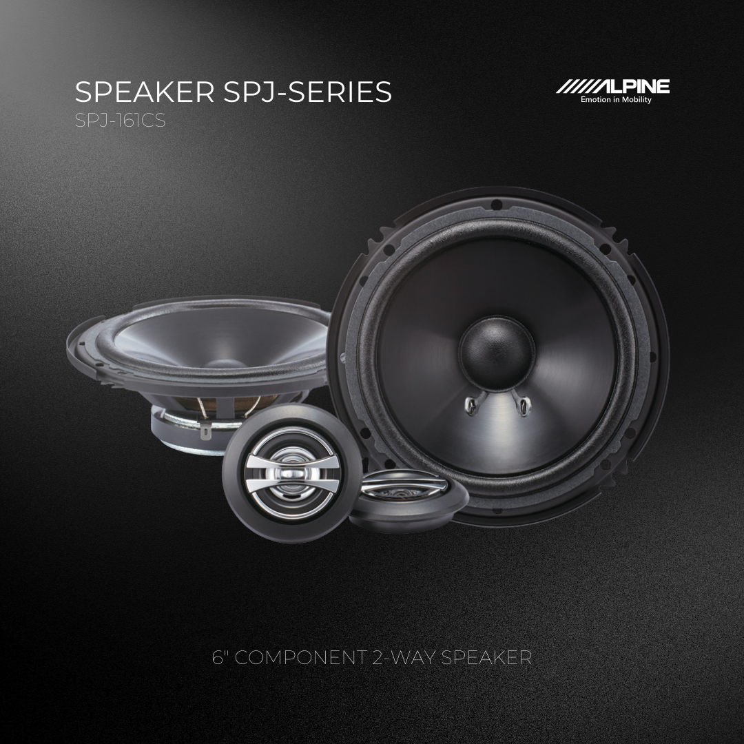 Alpine SPJ-161CS Component Speakers
