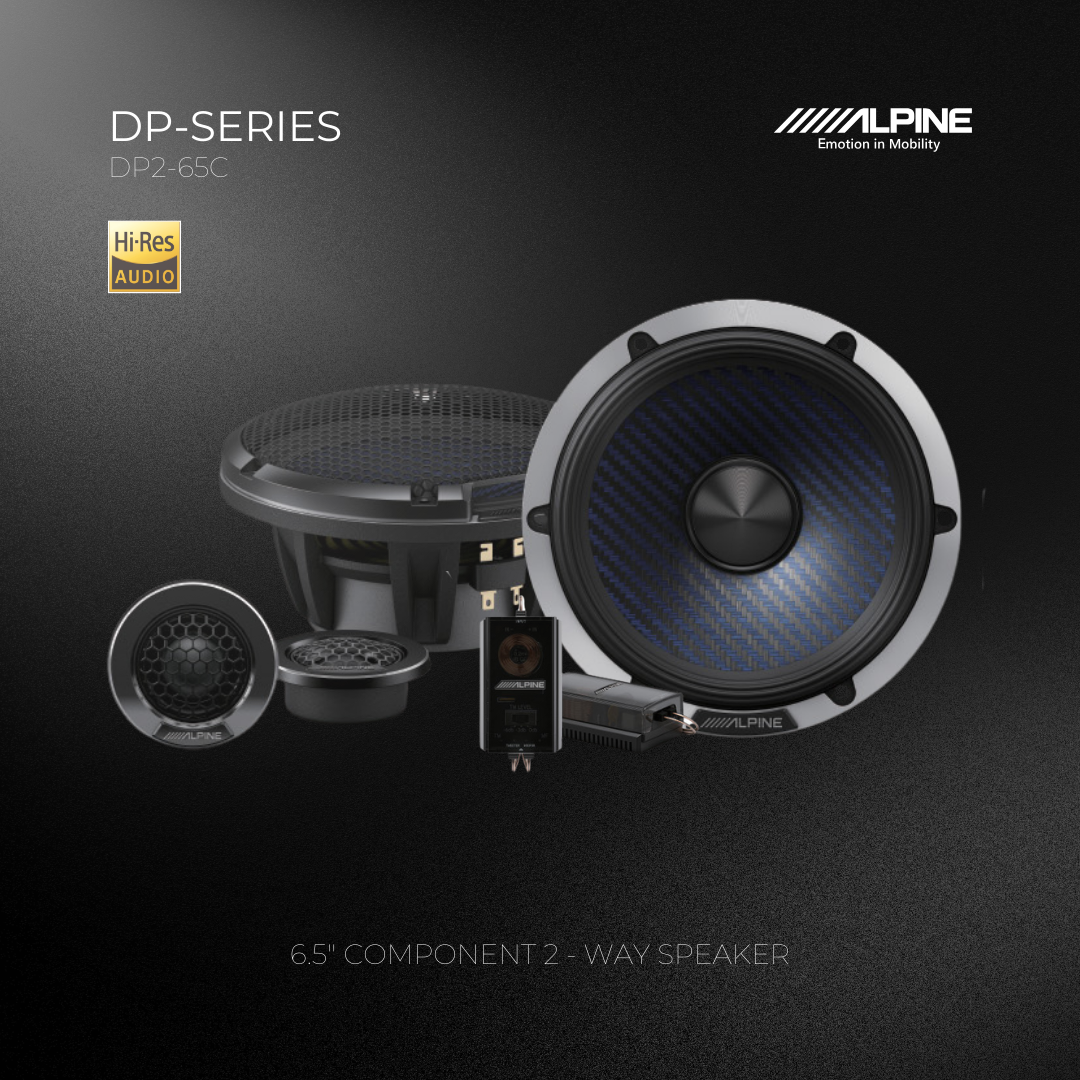Alpine DP2-65C Component Speakers