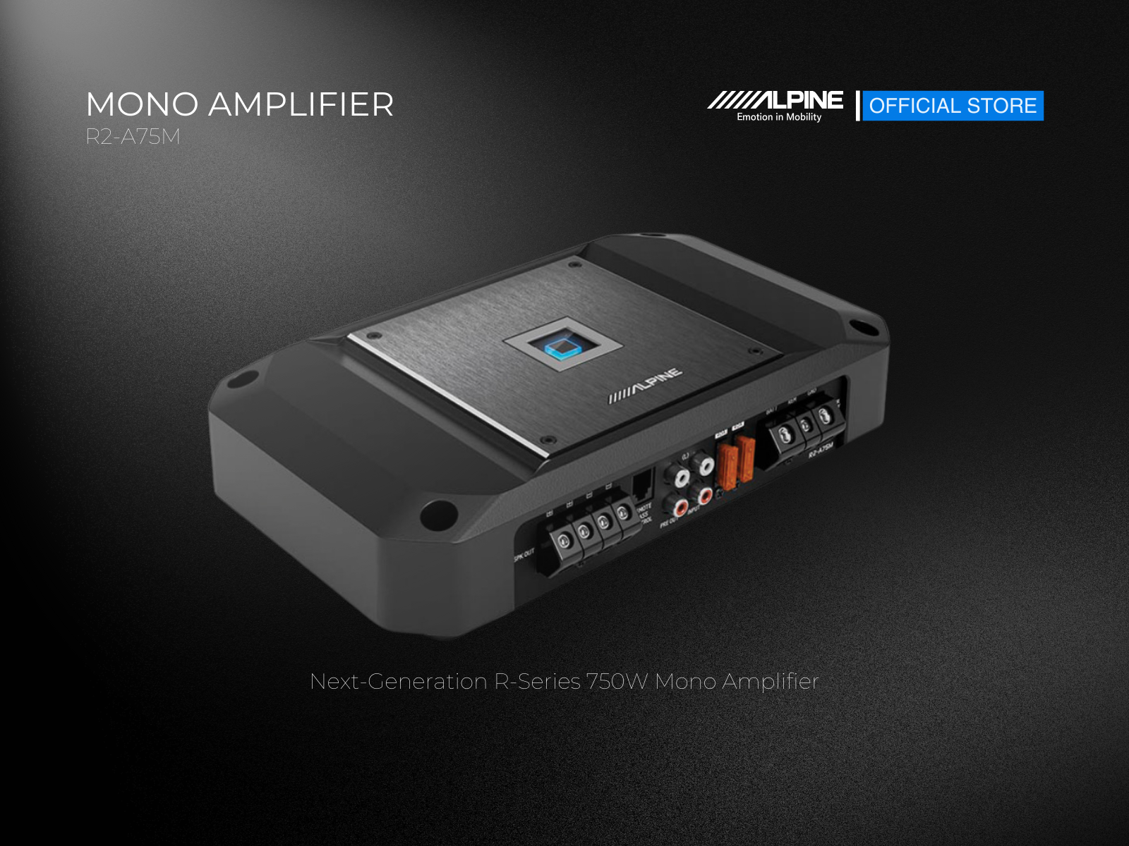 Alpine R2-A75M Mono Amplifier