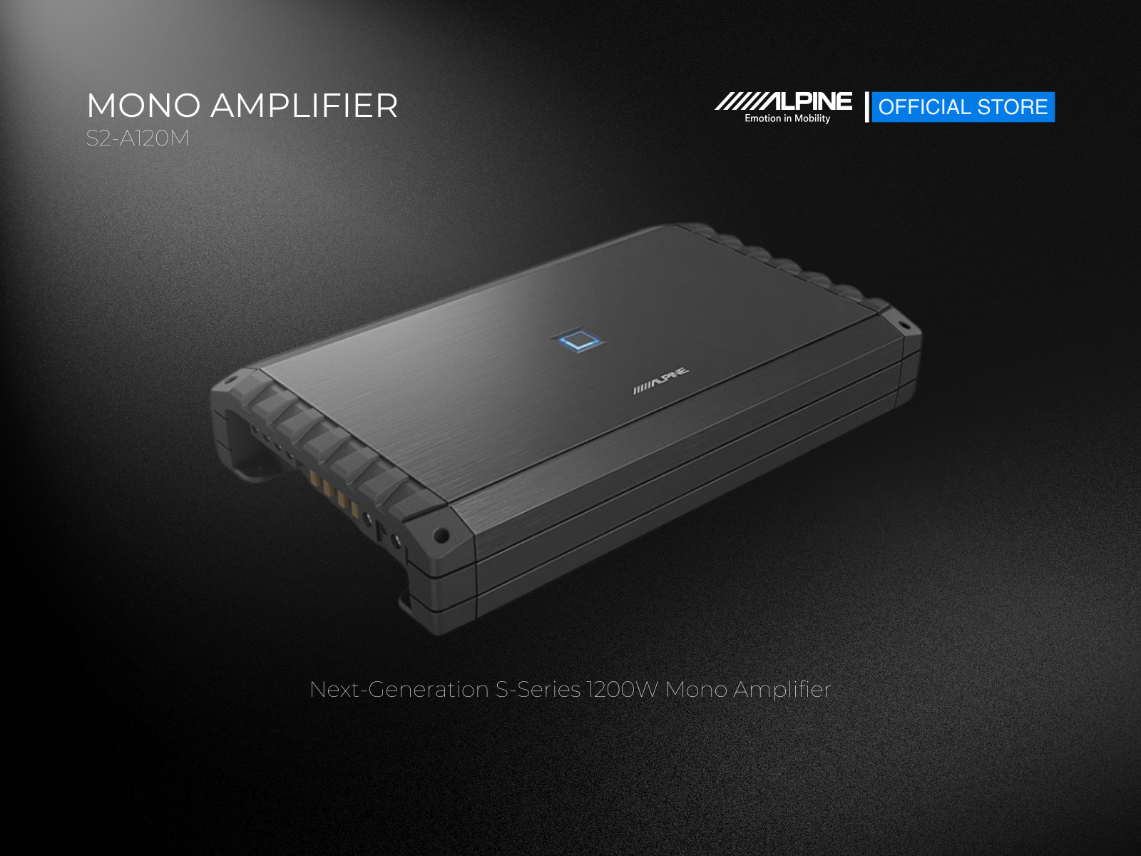 Alpine S2-A120M Mono Amplifier