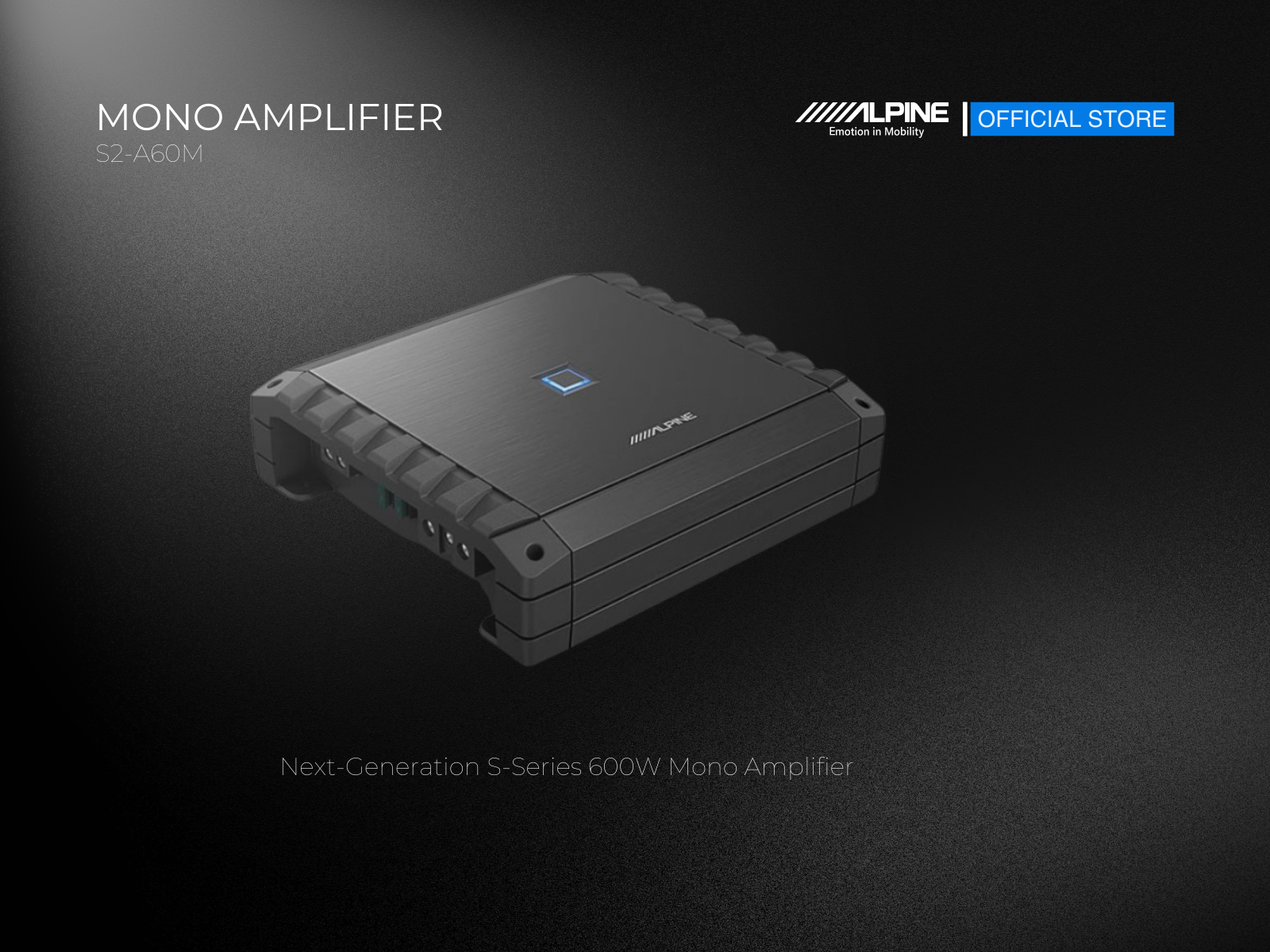 Alpine S2-A60M Mono Amplifier