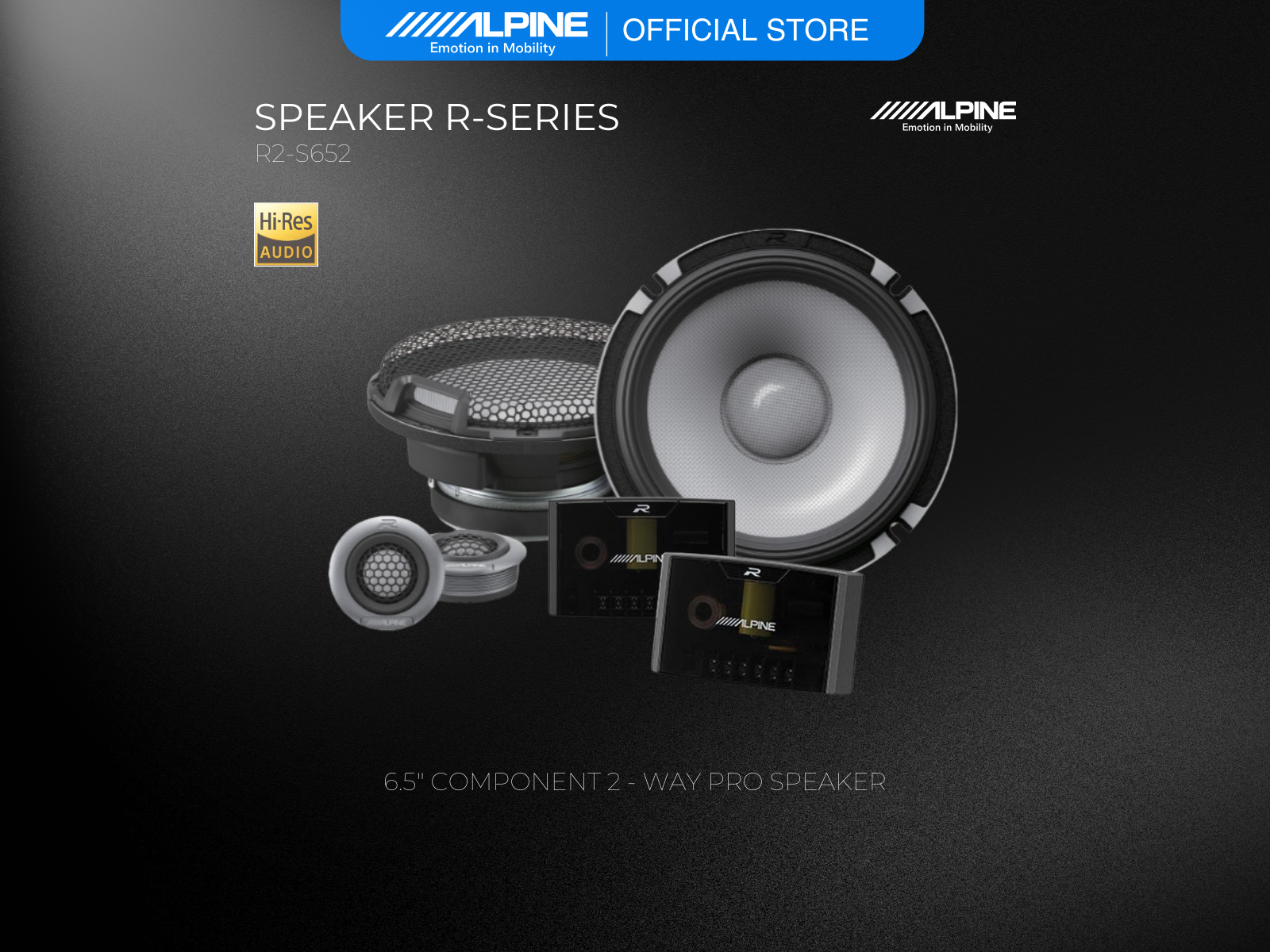 Alpine R2-S652 Component Speakers