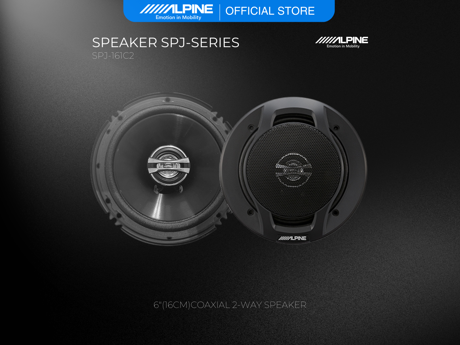 Alpine SPJ-161C2 Coaxial Speakers