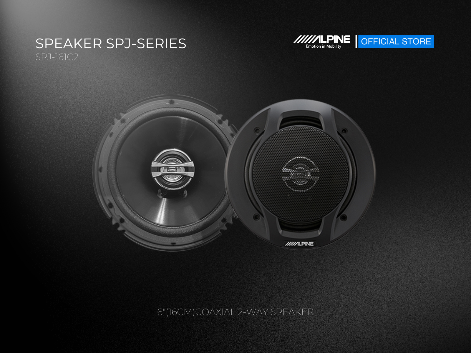 Alpine SPJ-161C2 Coaxial Speakers