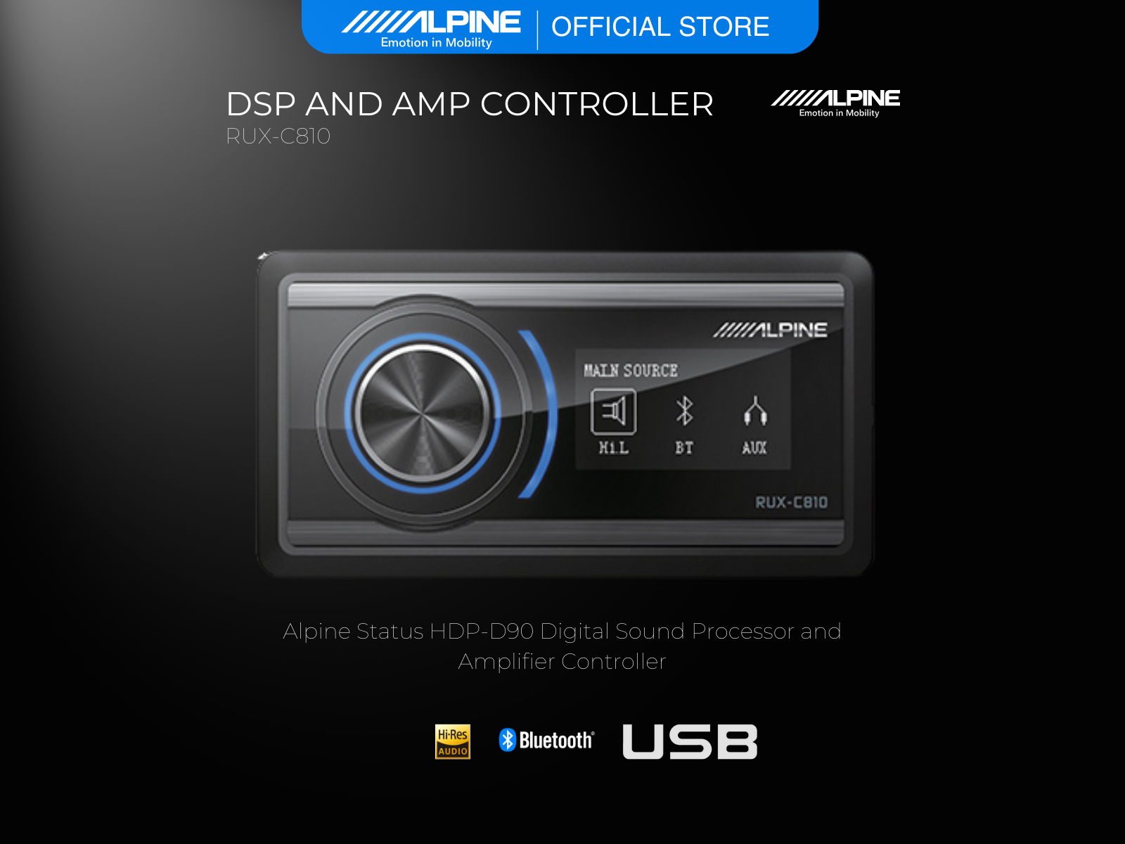 Alpine RUX-C810 Remote Controller