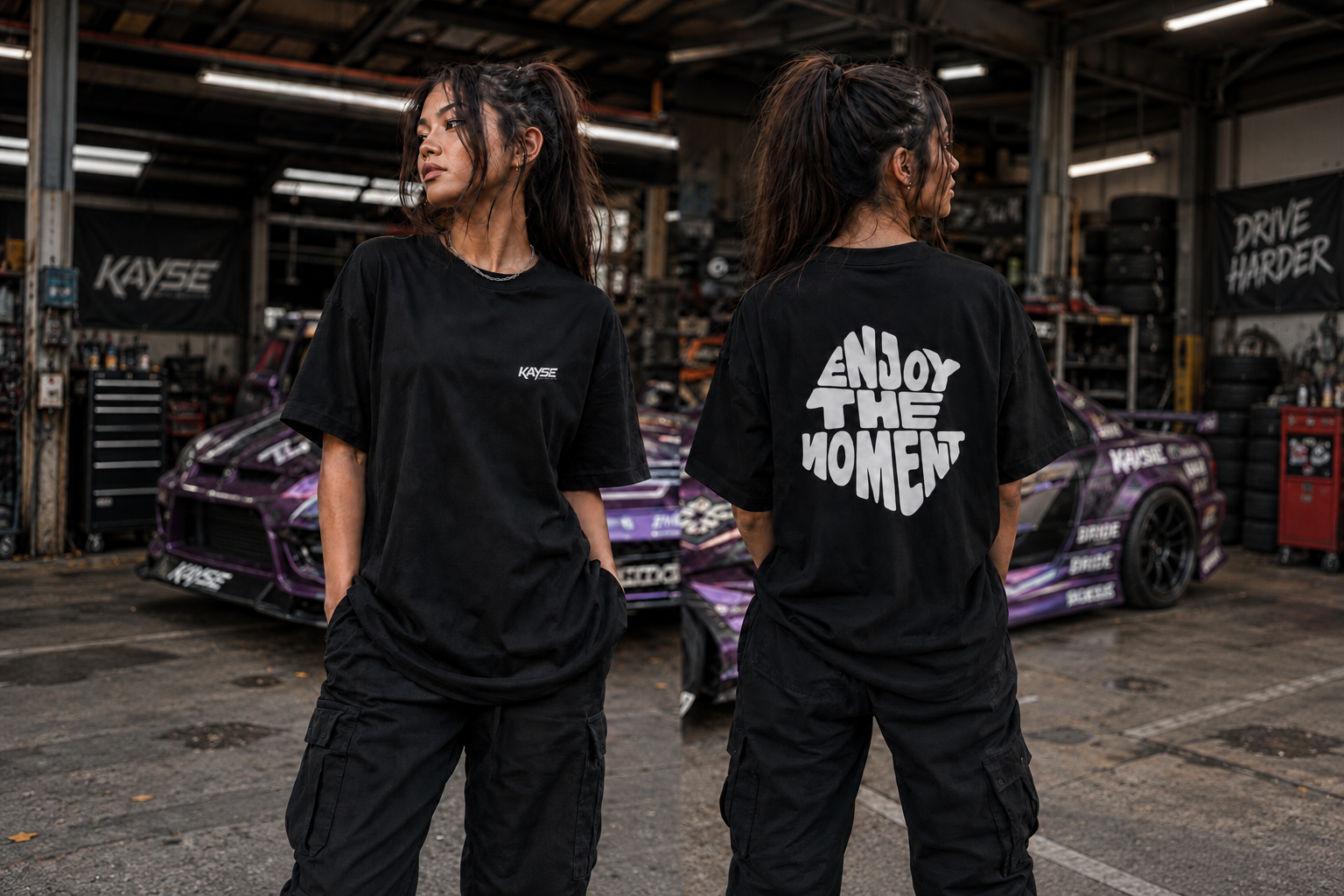 KAYSECUSTOMS Enjoy The Moment T-Shirt