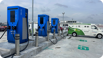 Up to 58 EV fast charging points