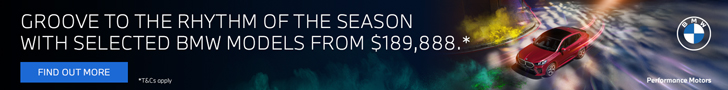 Rejoice in the art of Performance with BMW models starting from $189,888, sure-win travel vouchers worth up to $4,600 and more!
