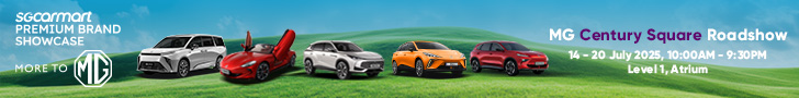 <!--StartFragment-->MG Roadshow, Century Square, 14-20 July, 10 AM-9:30 PM! Secure your SG60 NDP event cars at fantastic prices! MGS5, MG4 &amp; more!<!--EndFragment-->